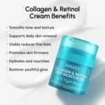 MAREE Face Moisturizer Retinol Cream for Face – Daily Wrinkle Cream for Women – Anti-Aging Face Cream – Facial Moisturizer with Collagen – Crema Hidratante Para la Cara for Skin Tightening - Image 5