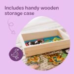 Melissa & Doug Wooden Animal Magnets Set (20 Pieces) – Farm, Zoo & Pet Fridge Magnets in Storage Box – Montessori Preschool Learning Toys for Toddlers & Kids Ages 2+ - FSC-Certified - Image 5