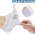 Toes Home No Show Socks Womens Cushioned Low Cut Athletic Hidden Liner for Sneakers Ankle Invisible Running Socks 4/6 Pairs - Image 7