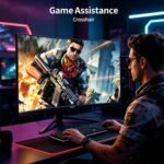 ZZA 27 Inch Curved Gaming Monitor 280Hz, FHD 1080P PC Monitor, 1ms Gamer Screen, AMD FreeSync Premium, 100% sRGB, VESA Mountable, Eye Care Computer Monitor for Gaming Home Office - Image 4