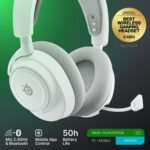 SteelSeries Arctis Nova 7X Wireless Gen 2 Gaming Headset - Real-Time App Control, 50+ HR Play, Neodymium Drivers, Mix 2.4GHz/Bluetooth, Xbox, PC, PS5/PS4, Switch 1/2, Mobile - White - Image 3