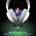 SteelSeries Arctis Nova 7X Wireless Gen 2 Gaming Headset - Real-Time App Control, 50+ HR Play, Neodymium Drivers, Mix 2.4GHz/Bluetooth, Xbox, PC, PS5/PS4, Switch 1/2, Mobile - White - Image 5