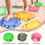 TOPNEW Stepping Stones for Kids, Non-Slip Balance Stepping Stones for Promoting Children's Coordination Skills, Toddler Stepping Stones Obstacle Course for Kids Age 3 4 5 6 7+ - Image 4