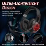 Edifier G2II Gaming Headset for PC PS4 USB Wired Gaming Headphones with 7.1 Surround Sound with Noise Canceling Microphone and RGB Light 50mm Driver Compatible with Mac Desktop PC Black - Image 5