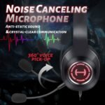 Edifier G2II Gaming Headset for PC PS4 USB Wired Gaming Headphones with 7.1 Surround Sound with Noise Canceling Microphone and RGB Light 50mm Driver Compatible with Mac Desktop PC Black - Image 6