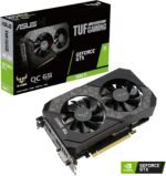 ASUS TUF Gaming NVIDIA GeForce GTX 1660 Ti EVO OC Edition Graphics Card (PCIe 3.0, 6GB GDDR6, HDMI 2.0b, DisplayPort 1.4, Space-Grade Lubricant, Compact Design, GPU Tweak II) (Renewed) - Image 3