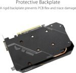 ASUS TUF Gaming NVIDIA GeForce GTX 1660 Ti EVO OC Edition Graphics Card (PCIe 3.0, 6GB GDDR6, HDMI 2.0b, DisplayPort 1.4, Space-Grade Lubricant, Compact Design, GPU Tweak II) (Renewed) - Image 5