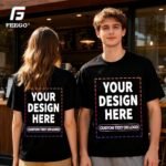 FEEGO Custom T-Shirts for Men & Women, Design Your Own Personalized Tee with Photo Print, Soft Lightweight Custom Casual Tee - Image 3