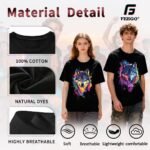 FEEGO Custom T-Shirts for Men & Women, Design Your Own Personalized Tee with Photo Print, Soft Lightweight Custom Casual Tee - Image 4