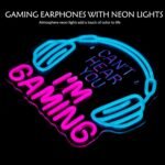 Gaming Neon Sign, Dimmable LED Headset Gamer Neon Light Can't Hear You I'm Gaming Lights Signs, Headphone Light up Game Signs for Game Zone Video Room Wall Decor for Boy Men Teen Gifts - Image 7