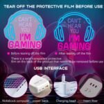 Gaming Neon Sign, Dimmable LED Headset Gamer Neon Light Can't Hear You I'm Gaming Lights Signs, Headphone Light up Game Signs for Game Zone Video Room Wall Decor for Boy Men Teen Gifts - Image 9