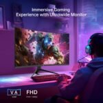 KTC 32 Inch FHD 1080p Curved Gaming Monitor - VA 1500R Curved Monitor, 165Hz 1ms MPRT, FreeSync & G-Sync, 122% sRGB, DP/HDMI, VESA, HDR10 for Gaming Home Office Business PC Monitor - Image 7