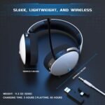 Acer 2.4GHz Wireless Gaming Headsets for PS5, PS4, PC, Switch, Tri-Mode Gaming Headphones with Noise Canceling Mic, Stereo Sound, 40+Hr Battery, 50mm Drivers - White - Image 8