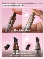 SHEGLAM Brow-Fection Angled Brush & Dip Upgraded Microblading Eyebrow Pen Long Lasting Waterproof Easy To Color-Espresso - Image 3