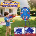 Spider Shooting Games Toys for 4 5 6 7 8 9 10+ Year Old Boys, Kids Outdoor Indoor Game with Moving Target & 2 Air Gun & 24 Ball, Bean Bag Toss for Carnival Games, Gifts Birthday Christmas Boy Kids - Image 3