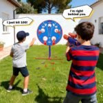 Spider Shooting Games Toys for 4 5 6 7 8 9 10+ Year Old Boys, Kids Outdoor Indoor Game with Moving Target & 2 Air Gun & 24 Ball, Bean Bag Toss for Carnival Games, Gifts Birthday Christmas Boy Kids - Image 6