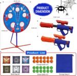 Spider Shooting Games Toys for 4 5 6 7 8 9 10+ Year Old Boys, Kids Outdoor Indoor Game with Moving Target & 2 Air Gun & 24 Ball, Bean Bag Toss for Carnival Games, Gifts Birthday Christmas Boy Kids - Image 7