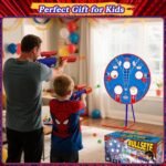 Spider Shooting Games Toys for 4 5 6 7 8 9 10+ Year Old Boys, Kids Outdoor Indoor Game with Moving Target & 2 Air Gun & 24 Ball, Bean Bag Toss for Carnival Games, Gifts Birthday Christmas Boy Kids - Image 8