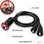 Heavy Duty Remote Starter Switch 12V Push Button with 5ft Wire and Alligator Clips for Car Truck RV ATV Automotive Engine Start - Image 4