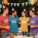 Custom T Shirts for Women Men Front & Back Personalized Tee Shirt Add Your Own Design with Image Text Logo - Image 7