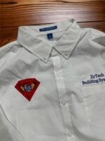 INK STITCH Men W100 Custom Personalized Embroidery Add Logo Texts Easy Care Long Sleeve Dress Buttondown Shirts - Image 5