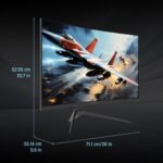 KTC 32 inch 240Hz Curved Gaming Monitor, 1500R 1080P Curved Monitor 1ms, Adaptive Sync, HDR10, 125% sRGB, HDMI 2.0 x2 & DP1.4 x1, VESA, Tilt Adjustable,Xbox PS5 Switch, Black, H32S17F - Image 7