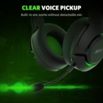 Acer Wireless Gaming Headset for Xbox Series X|S & Xbox One, Bluetooth 5.4 Headphones with Noise Canceling Mic, 3D Surround Sound, 40H Battery, Compatible with PC, PS5, Switch, Mac - Black Green - Image 9