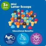Learning Resources Mini Letter Scoops - Toddler Learning Toys, ABC Letter Matching Game, Alphabet Toy for Toddlers, Toddler Preschool Toys, Alphabet Puzzle, ABC Letters for Kids, Educational Puzzle - Image 6