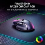 Razer Basilisk V3 X HyperSpeed Customizable Wireless Gaming Mouse: Mechanical Switches Gen-2-5G Advanced 18K Optical Sensor - Chroma RGB - 9 Programmable Controls - 285 Hr Battery - Classic Black - Image 8