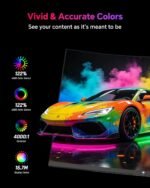 KTC 32 Inch 240Hz Curved Gaming Monitor, 2K 1440P PC Computer Monitor 1000R, 1ms (MPRT), 4000:1 Contrast, 122%sRGB, Adaptive Sync, HDMI Display Port, Tiltable, VESA Mount, H32S25E - Image 6
