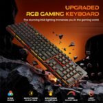 Redragon K521KS Wireless Gaming Keyboard, Tri-Mode BT/2.4G/USB-C RGB Mechanical Feeling Keyboard with Multimedia Keys, 4000mAh Battery, Anti-Ghosting, Compatible with PC - Upgrade - Image 4