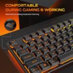 Redragon K521KS Wireless Gaming Keyboard, Tri-Mode BT/2.4G/USB-C RGB Mechanical Feeling Keyboard with Multimedia Keys, 4000mAh Battery, Anti-Ghosting, Compatible with PC - Upgrade - Image 6