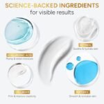 Retinol Cream for Face with Collagen Peptides - Anti Aging Wrinkle Cream for Women and Men - Day-Night Facial Moisturizer with Hyaluronic Acid - Tightening and Skin Firming - Neck & Décolleté - Image 4