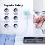 QZIIW Super Fast Samsung Charger Type C,45W Dual Port USB C Fast Charger Block [2-Pack] & Extra Long 60W 3/6/6/10FT USB C Cable - PD Quick Charging 3.0 for Samsung Galaxy S25 Ultra/S24+/S23 iPhone 16 - Image 5