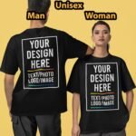 Custom T-Shirt with Image & Text | Design Your Own Unisex Tshirt | Unisex Cotton Tee for Men & Women - Image 4