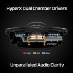 HyperX Cloud Alpha Wireless Gaming Headset for PC with DTS Headphone:X Spatial Audio, Noise-Canceling Mic, Dual Chamber Drivers, Durable Aluminum Frame - 300-Hour Life, Red (Renewed) - Image 5