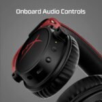 HyperX Cloud Alpha Wireless Gaming Headset for PC with DTS Headphone:X Spatial Audio, Noise-Canceling Mic, Dual Chamber Drivers, Durable Aluminum Frame - 300-Hour Life, Red (Renewed) - Image 7