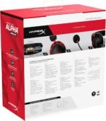 HyperX Cloud Alpha Wireless Gaming Headset for PC with DTS Headphone:X Spatial Audio, Noise-Canceling Mic, Dual Chamber Drivers, Durable Aluminum Frame - 300-Hour Life, Red (Renewed) - Image 10