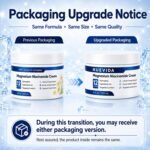 2-Pack Magnesium Niacinamide Relief Cream -Fast Acting Cooling Formula, 12 Ingredients for Muscles, Joints, Neck, Low Back, Knee, Foot, Fast Absorbing, Non-Greasy Formula, 4 oz (2) - Image 3