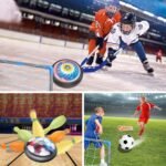 HopeRock 3-in-1 Hover Soccer Ball Hockey Bowling Set, Indoor and Outdoor Toys for Kids Ages 3-12, Outside Toys with LED Lights, Christmas Birthday Gifts for 3 4 5 6 7 8 9+ Year Old Boys Girls - Image 6