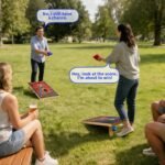 Electronic Cornhole Board Set 4x2ft 3x2ft 2x1ft, Automatic Scoring Corn Hole Games for Adults & Kids, Wooden Portable Cornhole Set with 8 Bean Bags & Carrying Bag for Outdoor, Tailgate, Party - Image 8