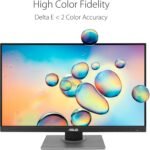 ASUS ProArt Display PA278QV 27” WQHD (2560 x 1440) Monitor, 100% sRGB/Rec. 709 ΔE < 2, IPS, DisplayPort HDMI DVI-D Mini DP, Calman Verified, Eye Care, Anti-Glare, Tilt Pivot Swivel Height Adjustable - Image 4