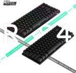 RK ROYAL KLUDGE RK84 Wireless RGB 75% Triple Mode BT5.0/2.4G/USB-C Hot Swappable Mechanical Keyboard, 84 Keys Wireless Gaming Keyboard w/High-Capacity Battery, Quiet Red Switch - Image 9