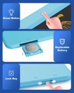 Bravokids Toys for 3-6 Years Old Girls Boys, LCD Writing Tablet 10 Inch Doodle Board, Electronic Drawing Pads, Educational Birthday Gift for 3 4 5 6 7 8 Years Old Kids Toddler (Blue) - Image 4
