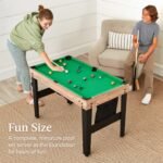 Best Choice Products Combo Game Table Set for Home, Game Room, Friends & Family w/Ping Pong, Foosball, Basketball, Air Hockey, Archery, Chess, Checkers, Shuffleboard, Bowling - Image 7