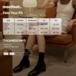 MONFOOT Men's/Women's 3-6 Pairs Cotton Daily Crew Socks, Multipack - Image 6