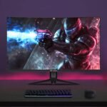 CRUA 32" Curved Gaming Monitor, 240Hz FHD 1920x1080 VA Panel, 1800R Display, AMD FreeSync, 120% sRGB, Low Blue Light, HDMI & DP, Wall Mountable PC Monitor for Gaming, Streaming & Work, Black - Image 8