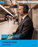 TREBLAB U5 Active Noise Cancelling Headphones Over-Ear, Wireless Bluetooth 5.3 Headphones with Mic, 65-Hr Battery, Hybrid ANC, Multipoint, Deep Bass, IPX4, Foldable for Travel, Work, Commute, Gym - Image 4