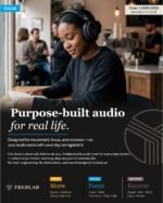 TREBLAB U5 Active Noise Cancelling Headphones Over-Ear, Wireless Bluetooth 5.3 Headphones with Mic, 65-Hr Battery, Hybrid ANC, Multipoint, Deep Bass, IPX4, Foldable for Travel, Work, Commute, Gym - Image 12