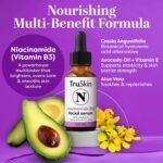 TruSkin Niacinamide Serum for Face - Pore Minimizing & Tone Balancing B3 Serum with Hyaluronic Acid, Aloe & Vitamin E - Hydrating Niacinamide Face Serum for Uneven Tone & Oily Skin, 1 fl oz - Image 3